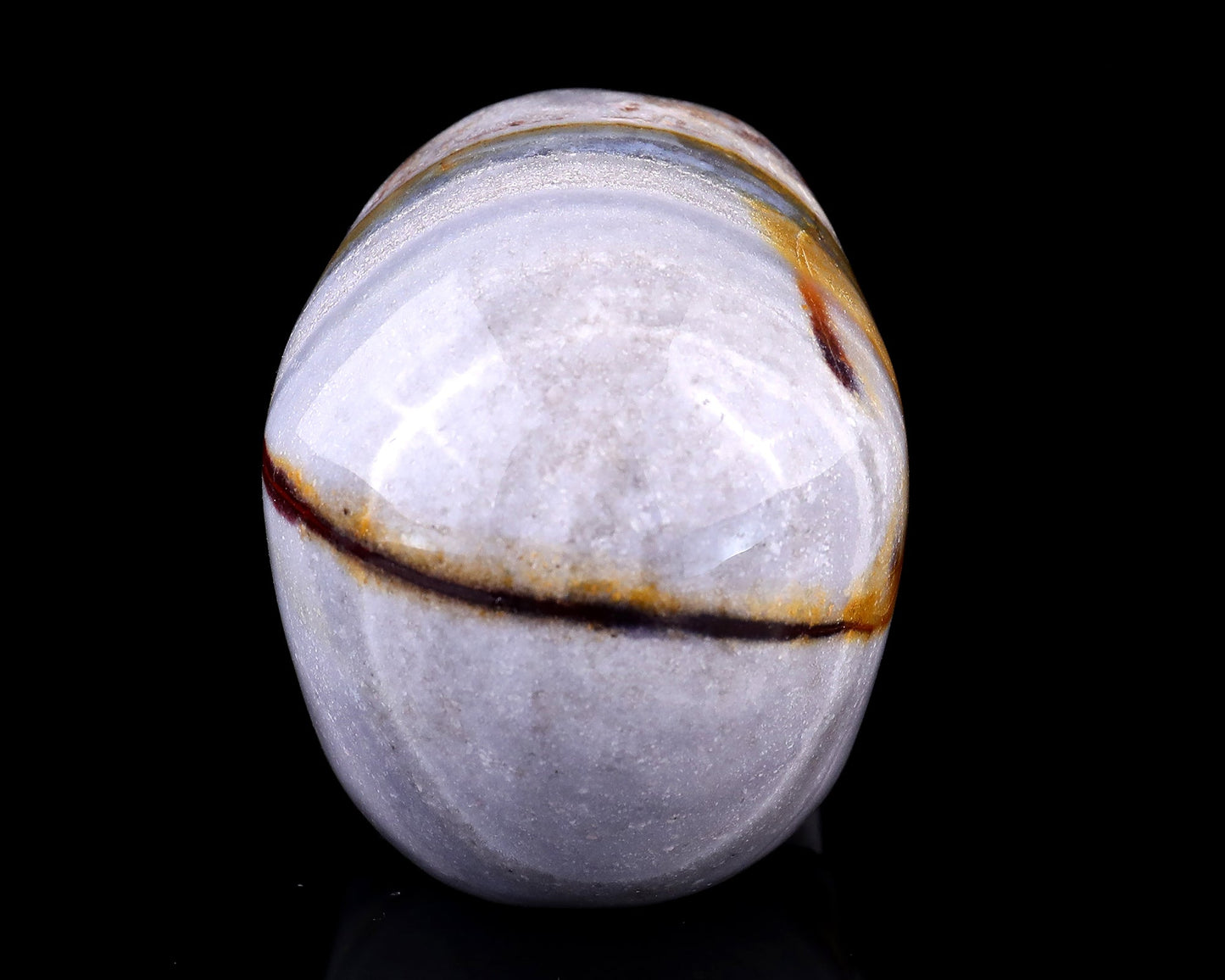 Nicedony 3.0" Red Crazy Lace Agate Hand Carved Realistic Skull - View 25