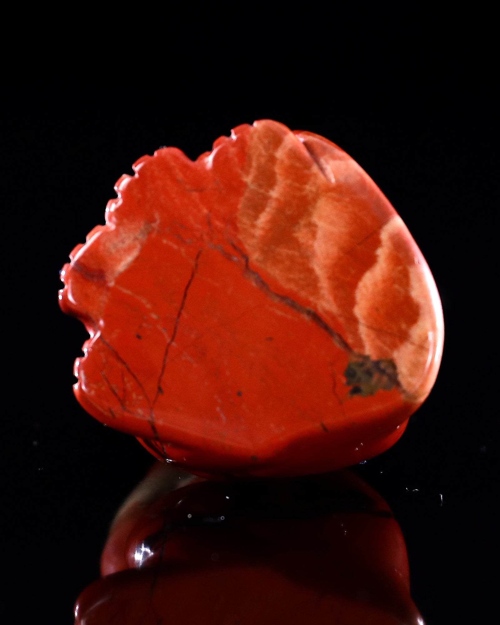 Nicedony 3.0" Red Jasper Hand Carved Crystal Leopard Sculpture - View 8