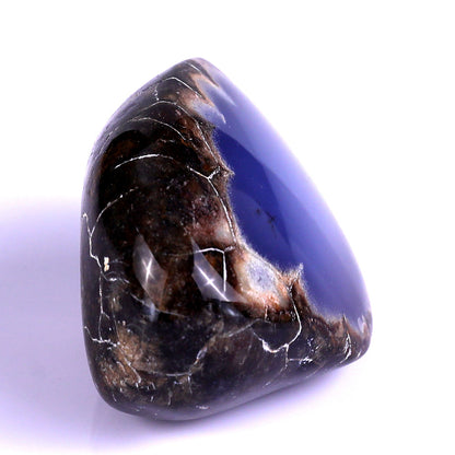 Nicedony 3.1" Blue Chalcedony Hand Carved Crystal Polished Stone - View 3