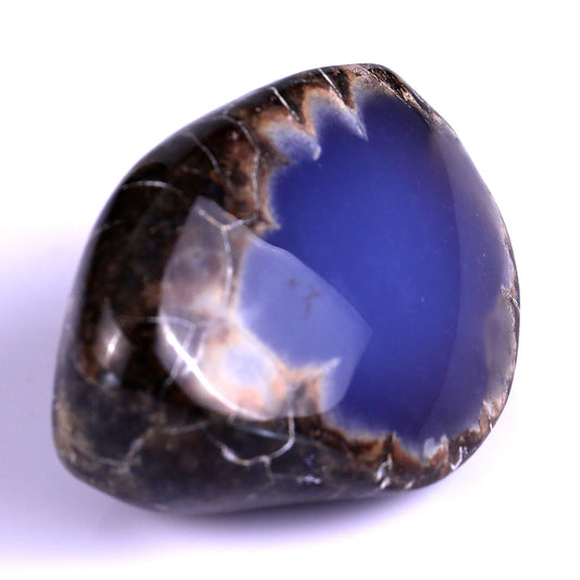 Nicedony 3.1" Blue Chalcedony Hand Carved Crystal Polished Stone - #2100276