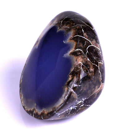Nicedony 3.1" Blue Chalcedony Hand Carved Crystal Polished Stone - View 9