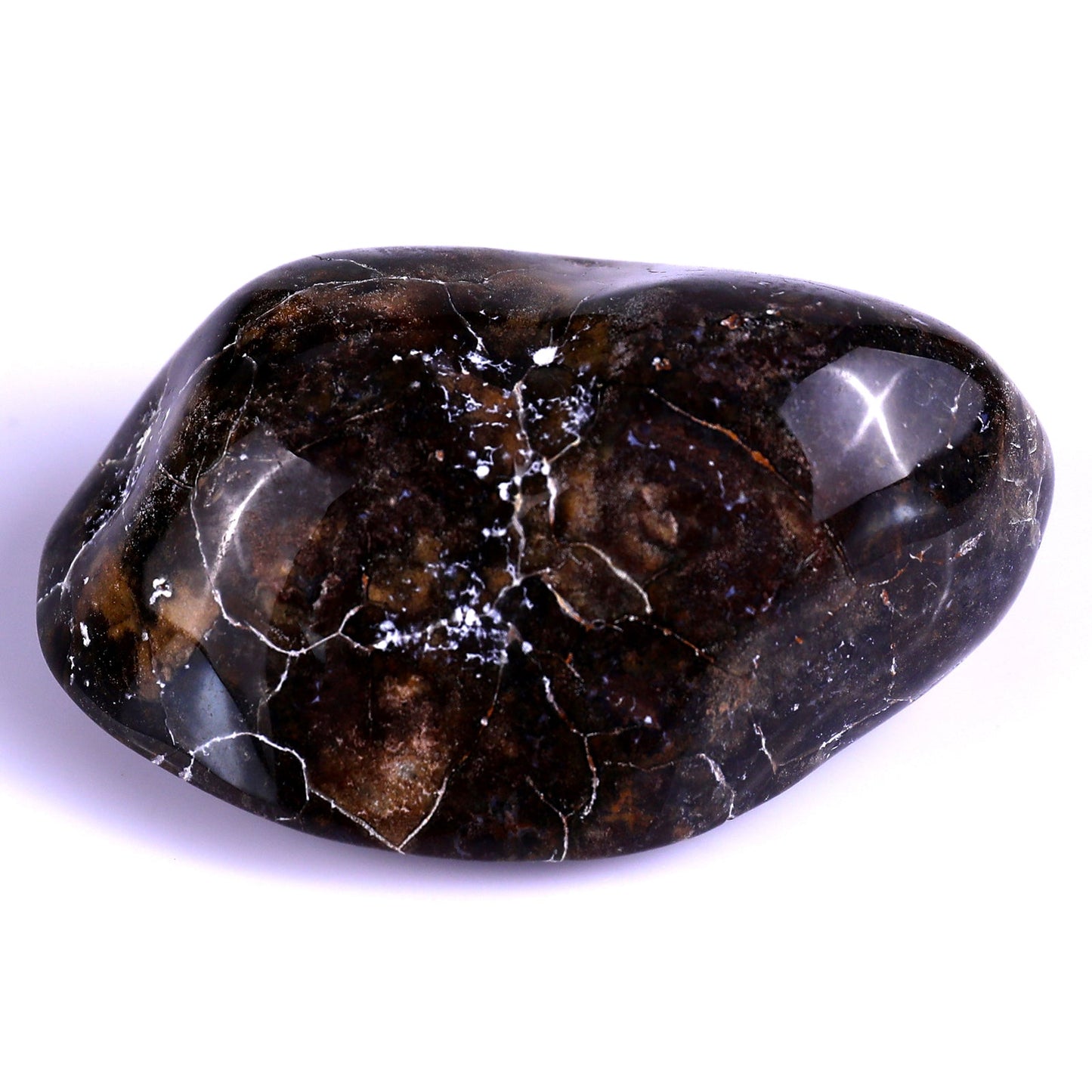 Nicedony 3.1" Blue Chalcedony Hand Carved Crystal Polished Stone - View 8