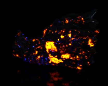 Nicedony 3.1" Yooperlite Hand Carved Crystal Dragon Skull Sculpture - View 9