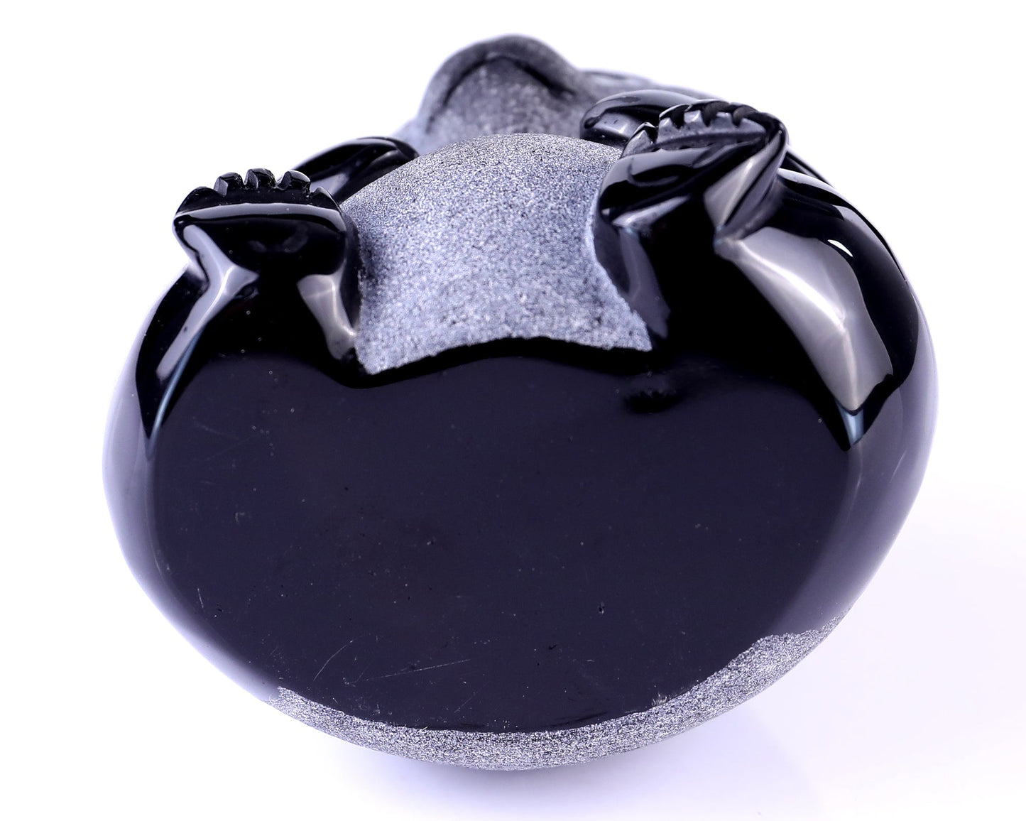 Nicedony 3.3" Black Obsidian Hand Carved Crystal Panda Sculpture - View 19