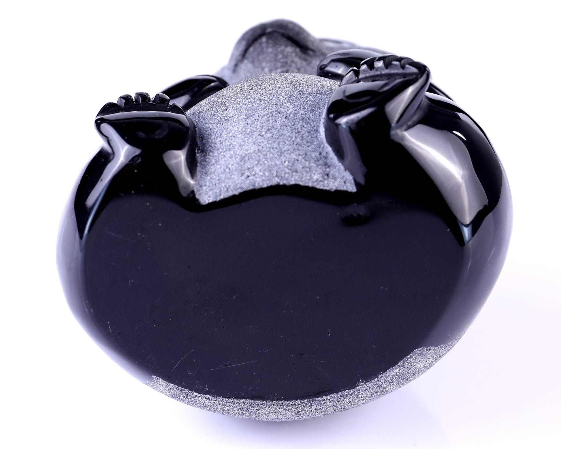 Nicedony 3.3" Black Obsidian Hand Carved Crystal Panda Sculpture - View 19
