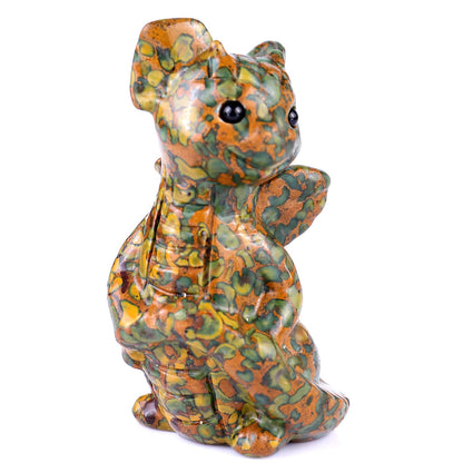 Nicedony 3.3" Roe Stone Hand Carved Cute Baby Dragon Sculpture - View 11