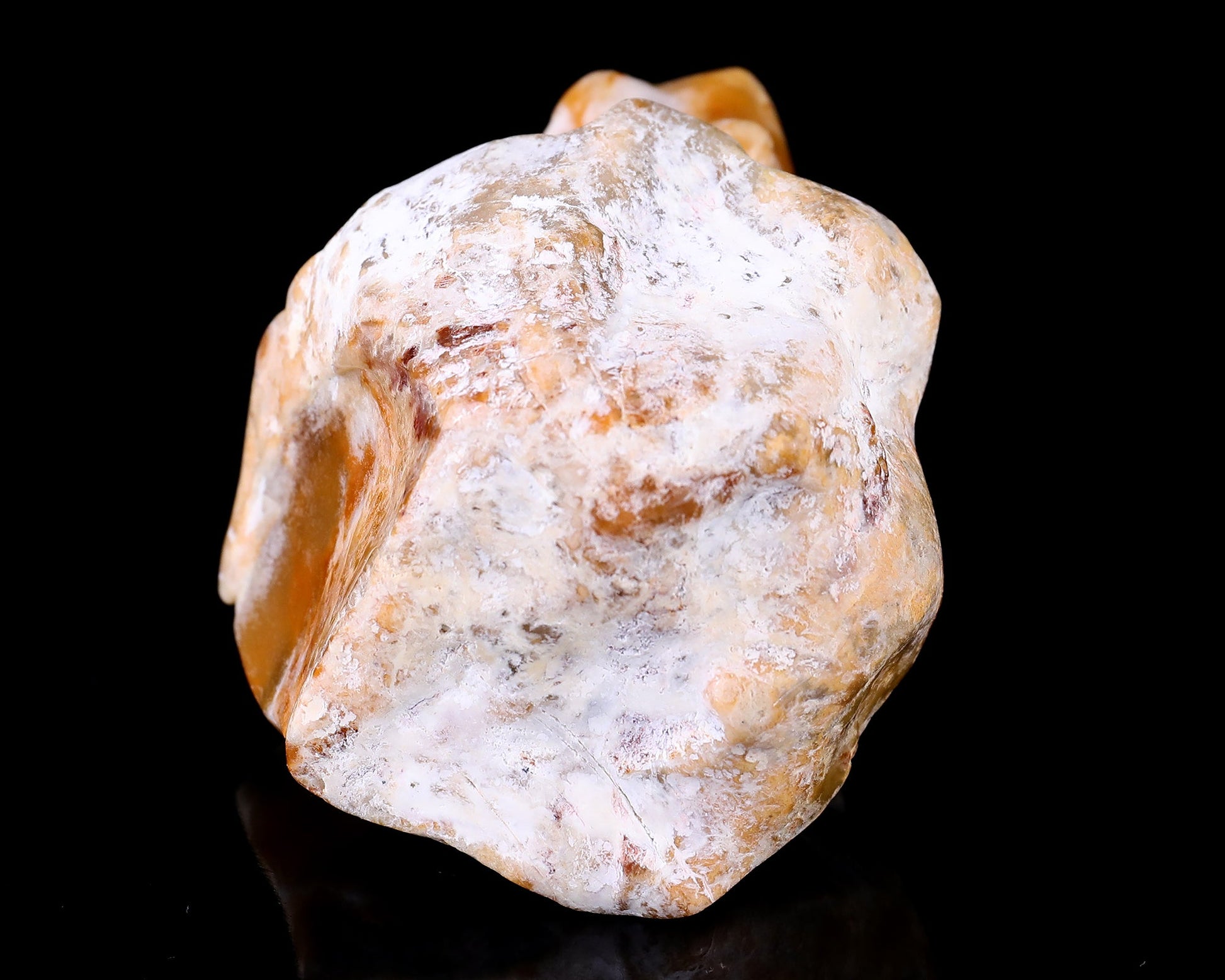 Nicedony 3.5" Chalcedony Hand Carved Crystal Frog Sculpture - View 5