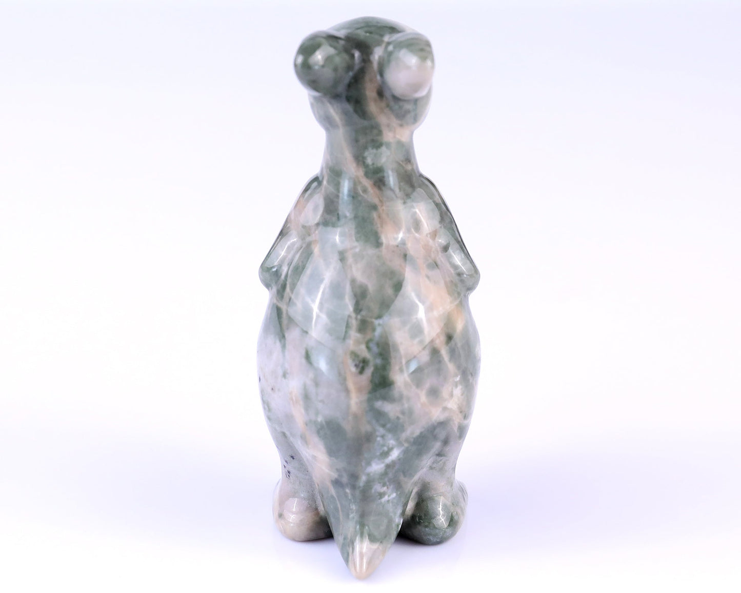 Nicedony 3.6" Jiulong Jade Hand Carved Crystal Kangaroo Sculpture - View 5