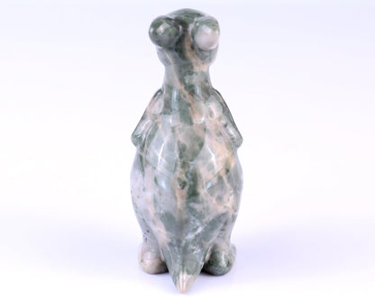 Nicedony 3.6" Jiulong Jade Hand Carved Crystal Kangaroo Sculpture - View 5