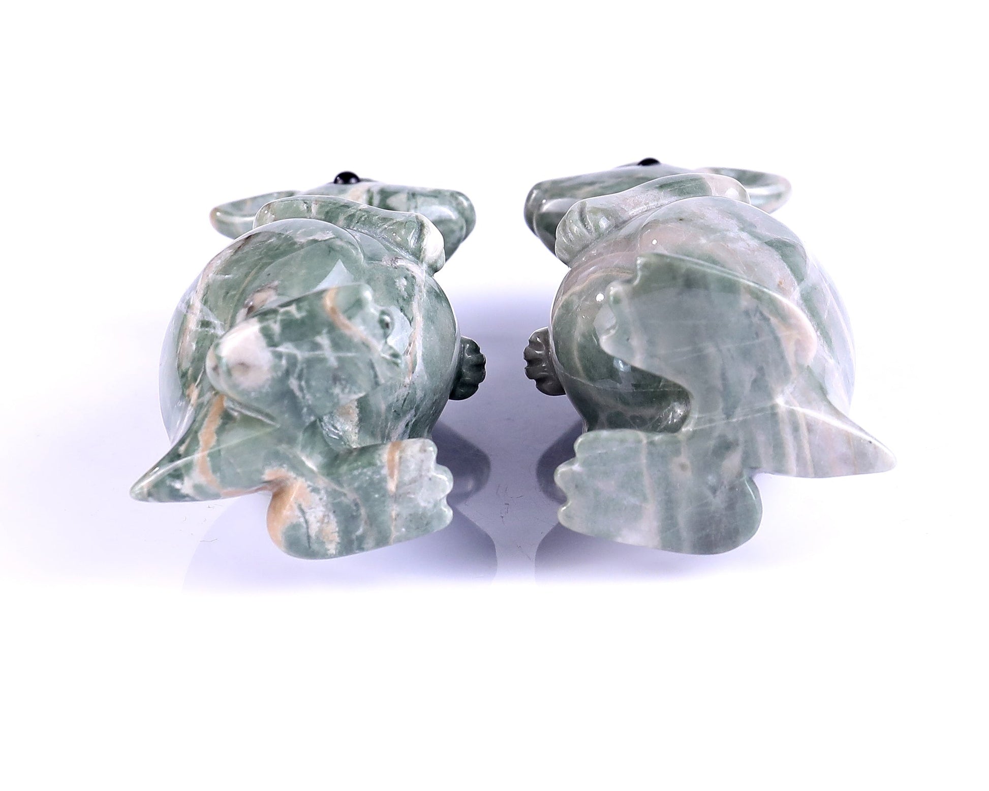 Nicedony 3.6" Jiulong Jade Hand Carved Crystal Kangaroo Sculpture - View 14
