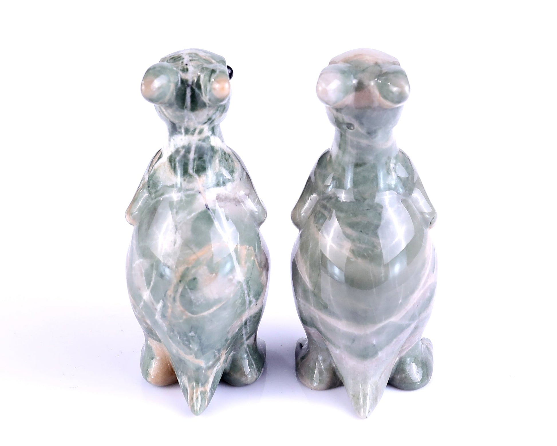 Nicedony 3.6" Jiulong Jade Hand Carved Crystal Kangaroo Sculpture - View 13