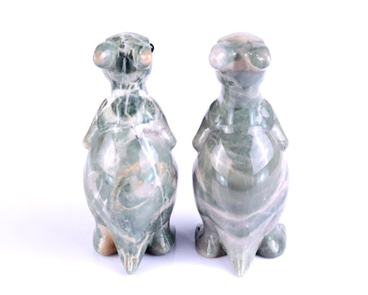 Nicedony 3.6" Jiulong Jade Hand Carved Crystal Kangaroo Sculpture - View 13