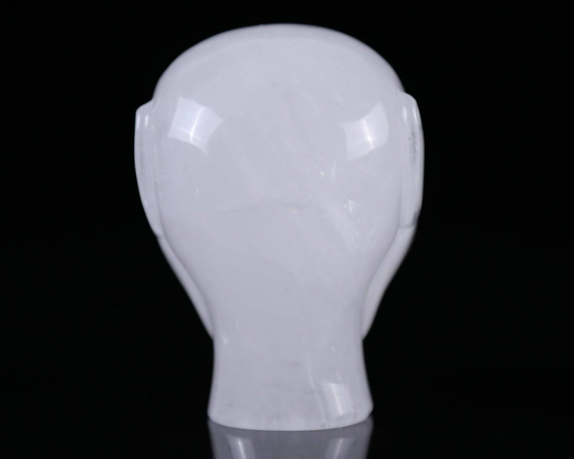 Nicedony 3.7" Angolan Quartz Hand Carved Crystal Elf Alien Sculpture - View 7