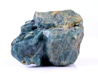 Nicedony 3.7" Blue Apatite Hand Carved Skull Sculpture - View 6