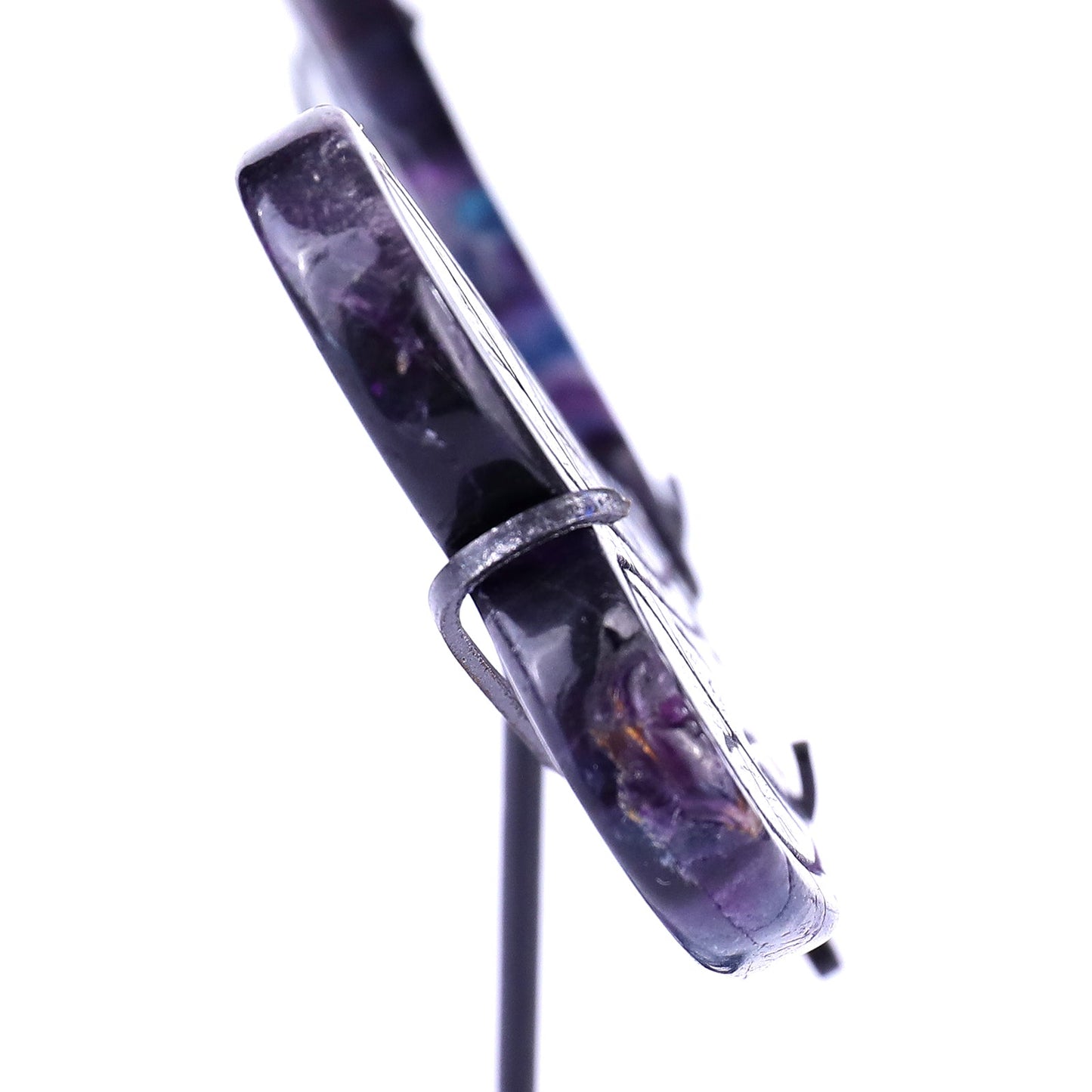 Nicedony 3.7" Fluorite Hand Carved Crystal Dragonfly Wings Sculpture - View 5