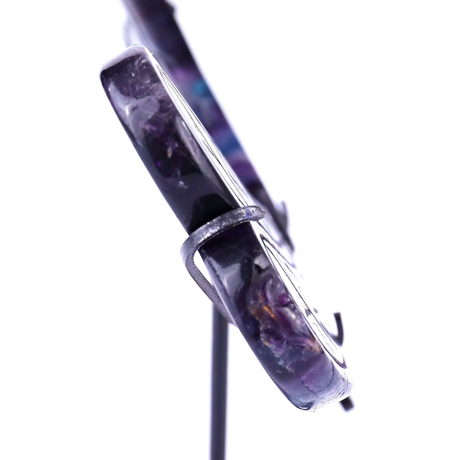 Nicedony 3.7" Fluorite Hand Carved Crystal Dragonfly Wings Sculpture - View 5