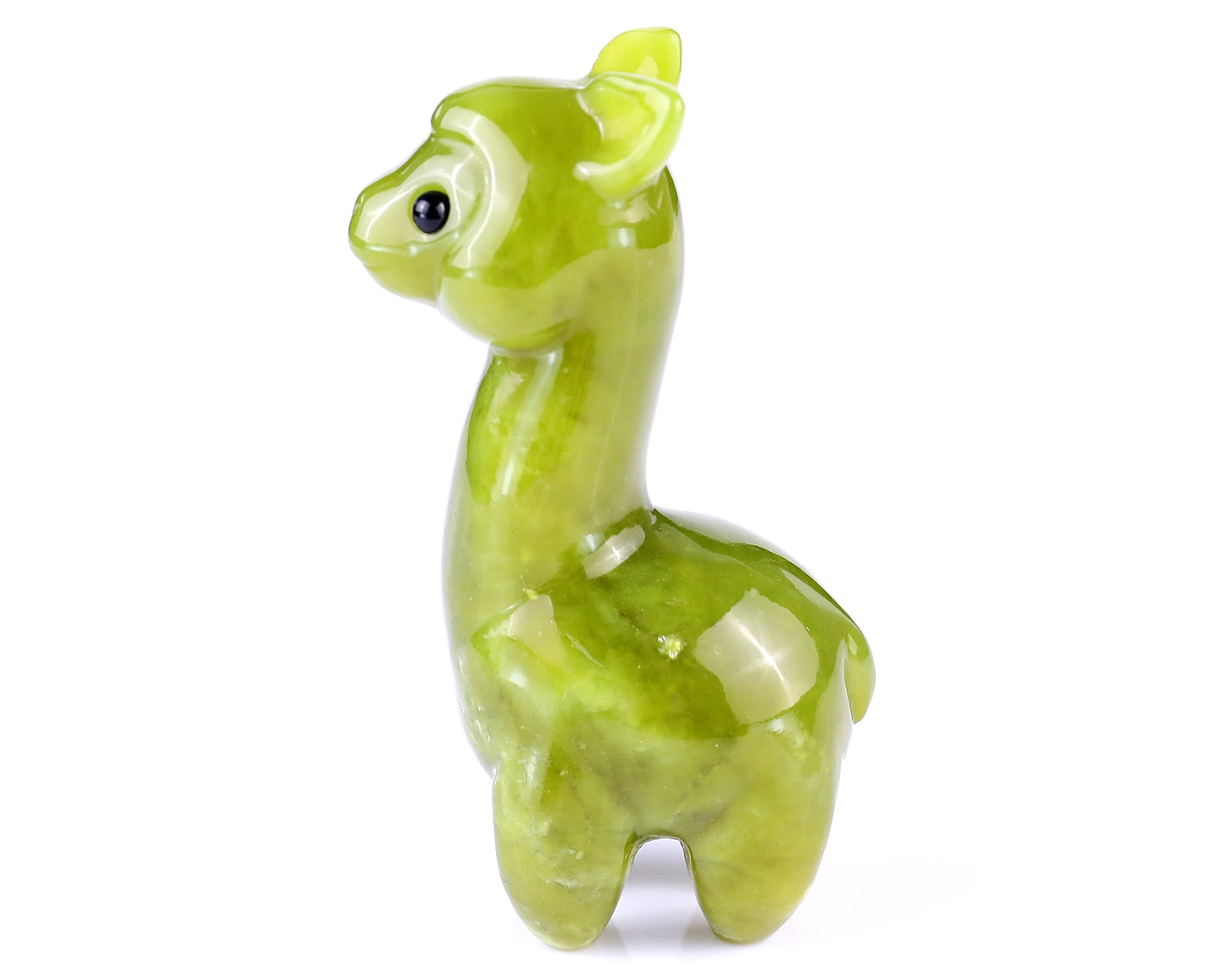 Nicedony 3.7" New Jade Hand Carved Crystal Alpaca Sculpture - View 4