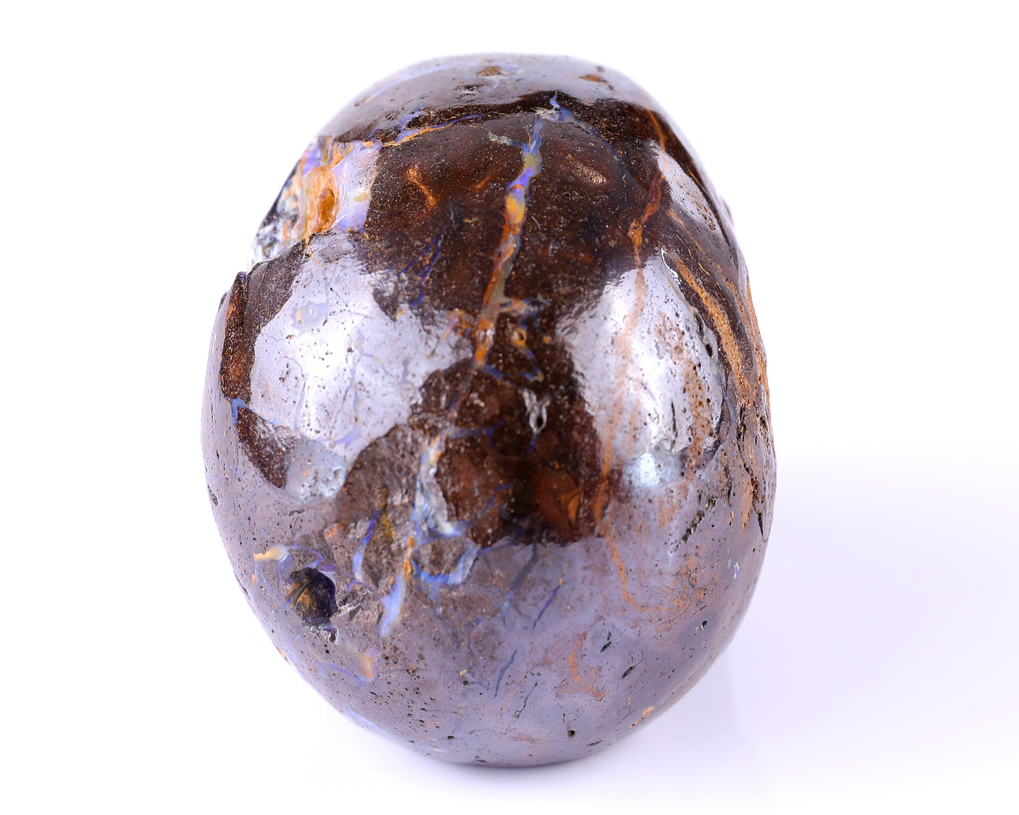 Nicedony 3.7" Opal Hand Carved Crystal Realistic Skull Sculpture - View 7