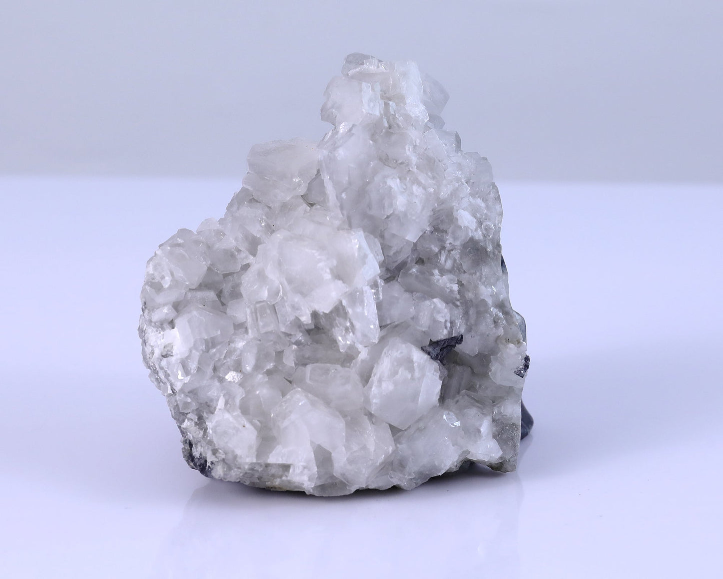 Nicedony 3.7" Quartz Rock Druse Hand Carved Mineral Specimen Skull Sculpture - View 4