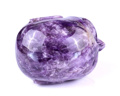Nicedony 3.8" Dream Amethyst Hand Carved Crystal Elf Alien Sculpture - View 9