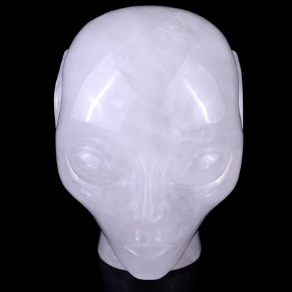 Nicedony 3.9" Angolan Quartz Rock Hand Carved Elf Alien Sculpture - View 9