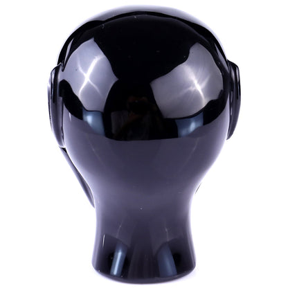 Nicedony 3.9" Black Obsidian Hand Carved Crystal Elf Alien Sculpture - View 5