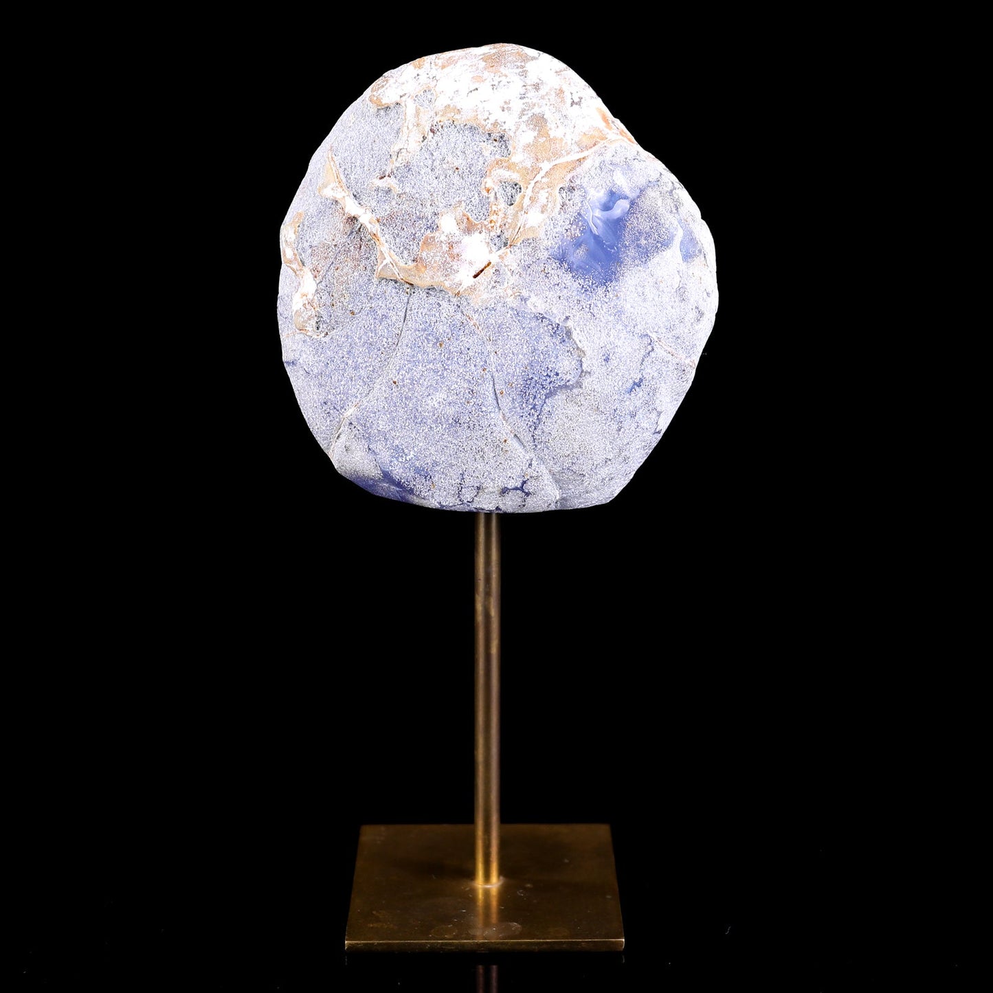 Nicedony 3.9" Blue Chalcedony Hand Carved Crystal Polished Stone - View 13