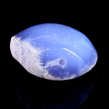 Nicedony 3.9" Blue Chalcedony Hand Carved Crystal Polished Stone - View 16