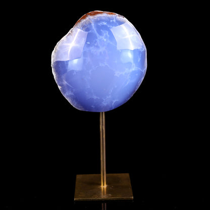 Nicedony 3.9" Blue Chalcedony Hand Carved Crystal Polished Stone - View 10