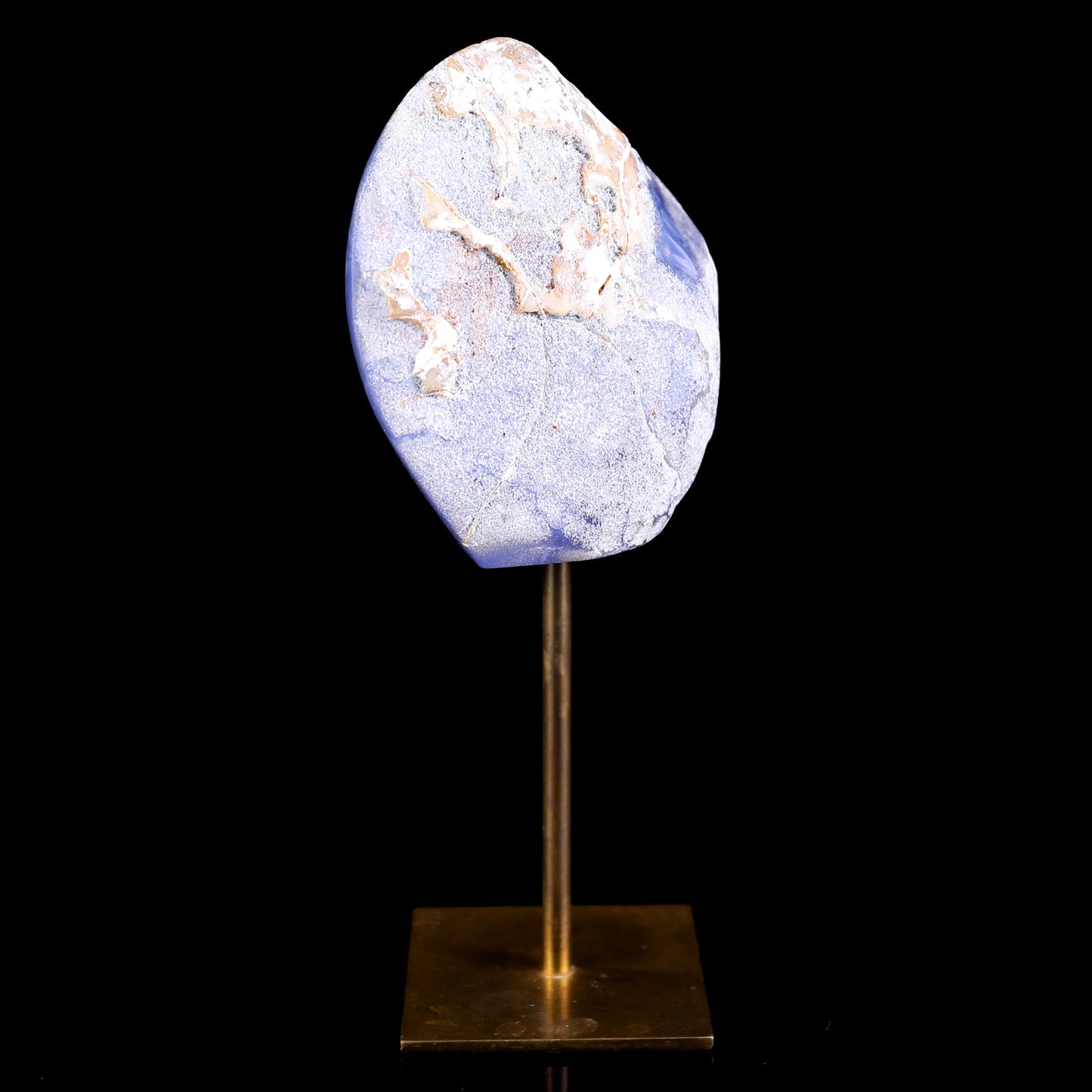 Nicedony 3.9" Blue Chalcedony Hand Carved Crystal Polished Stone - View 14