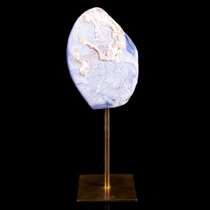 Nicedony 3.9" Blue Chalcedony Hand Carved Crystal Polished Stone - View 14