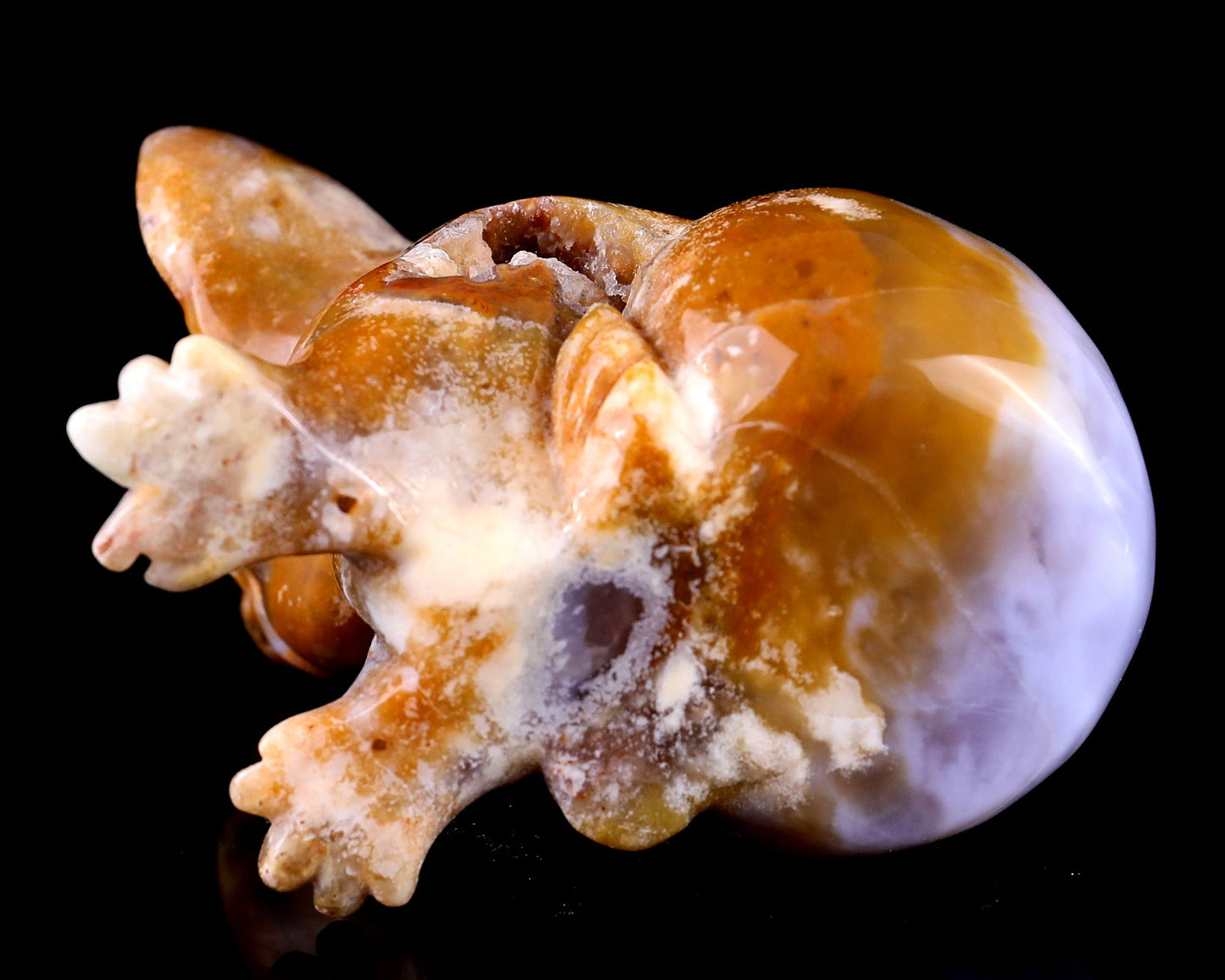 Nicedony 3.9" Chalcedony Hand Carved Crystal Koala Sculpture - View 9