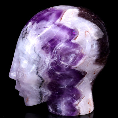 Nicedony 3.9" Dream Amethyst Hand Carved Crystal Elf Alien Sculpture - View 4