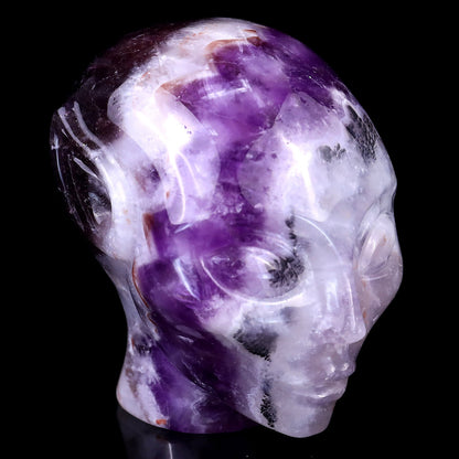 Nicedony 3.9" Dream Amethyst Hand Carved Crystal Elf Alien Sculpture