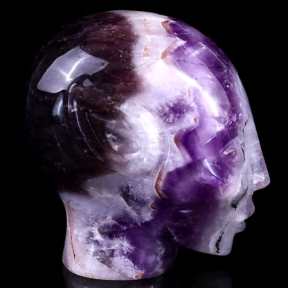 Nicedony 3.9" Dream Amethyst Hand Carved Crystal Elf Alien Sculpture - View 3