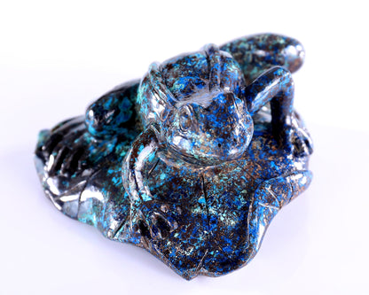 Nicedony 3.9" Phoenix Stone Hand Carved Crystal Frog Sculpture - View 2