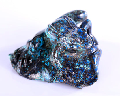 Nicedony 3.9" Phoenix Stone Hand Carved Crystal Frog Sculpture - View 3