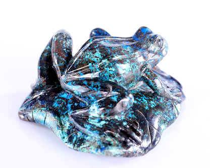 Nicedony 3.9" Phoenix Stone Hand Carved Crystal Frog Sculpture - View 5