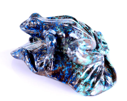 Nicedony 3.9" Phoenix Stone Hand Carved Crystal Frog Sculpture - View 7