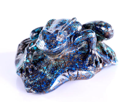 Nicedony 3.9" Phoenix Stone Hand Carved Crystal Frog Sculpture - View 9