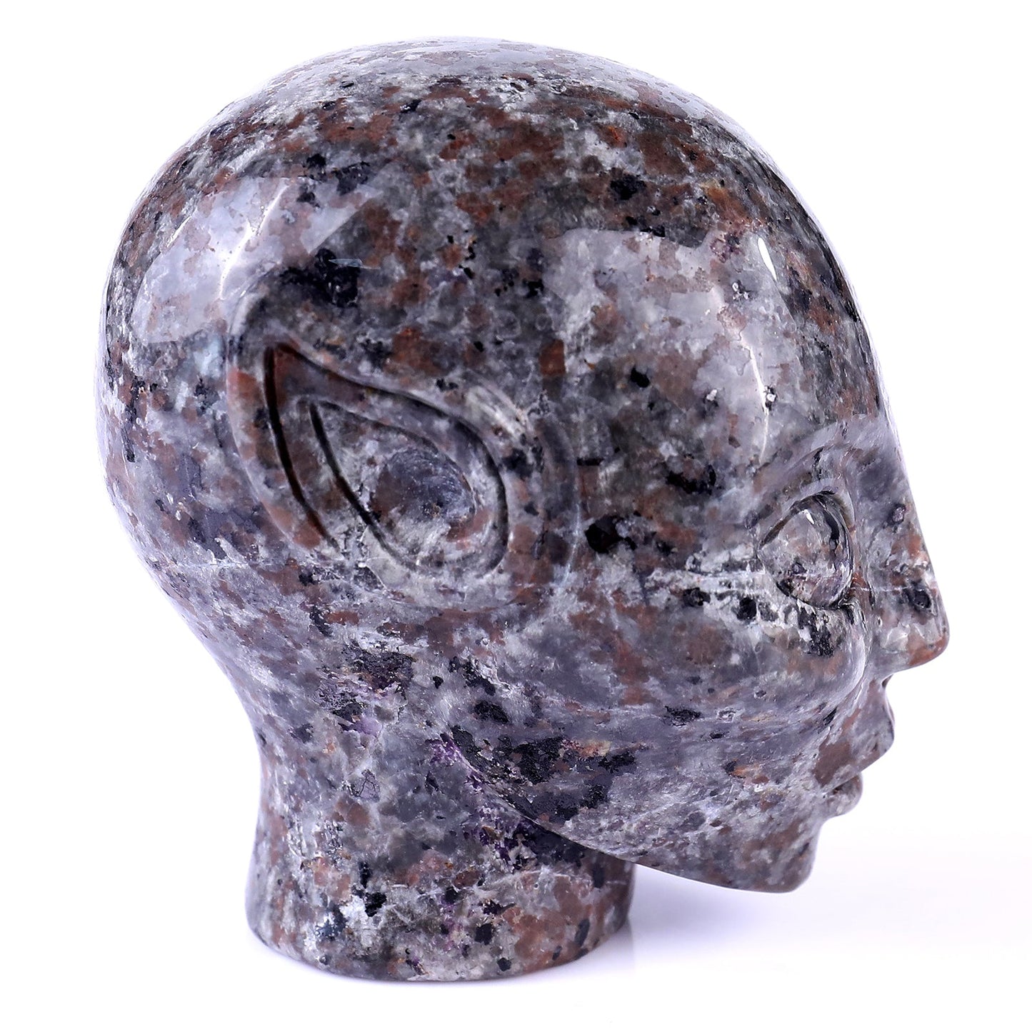 Nicedony 3.9" Yooperlite Hand Carved Crystal Elf Alien Sculpture - View 5