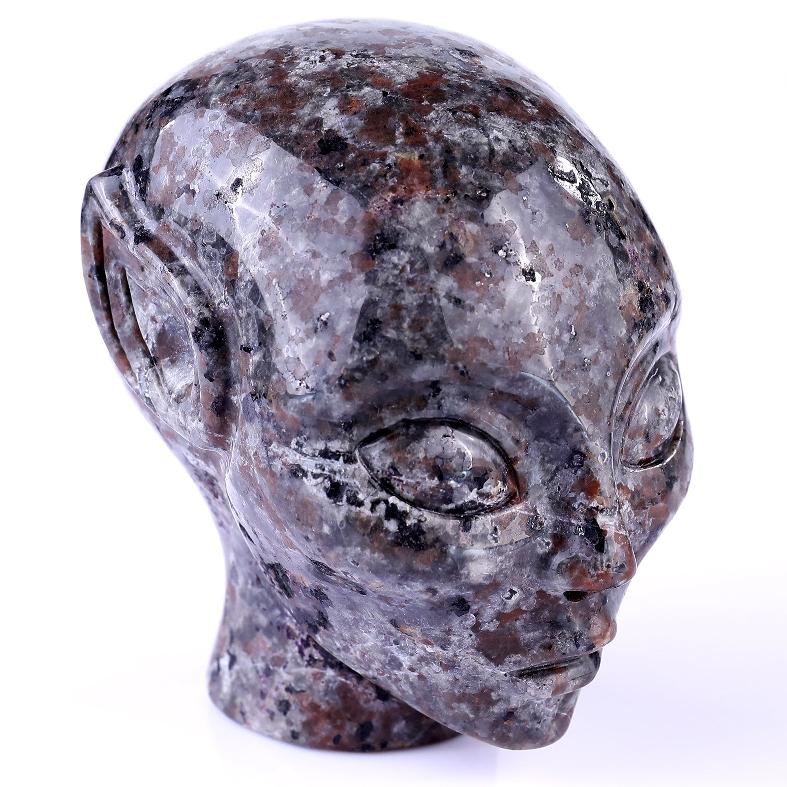 Nicedony 3.9" Yooperlite Hand Carved Crystal Elf Alien Sculpture - View 4