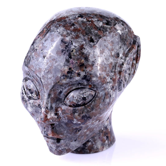 Nicedony 3.9" Yooperlite Hand Carved Crystal Elf Alien Sculpture - #1100237