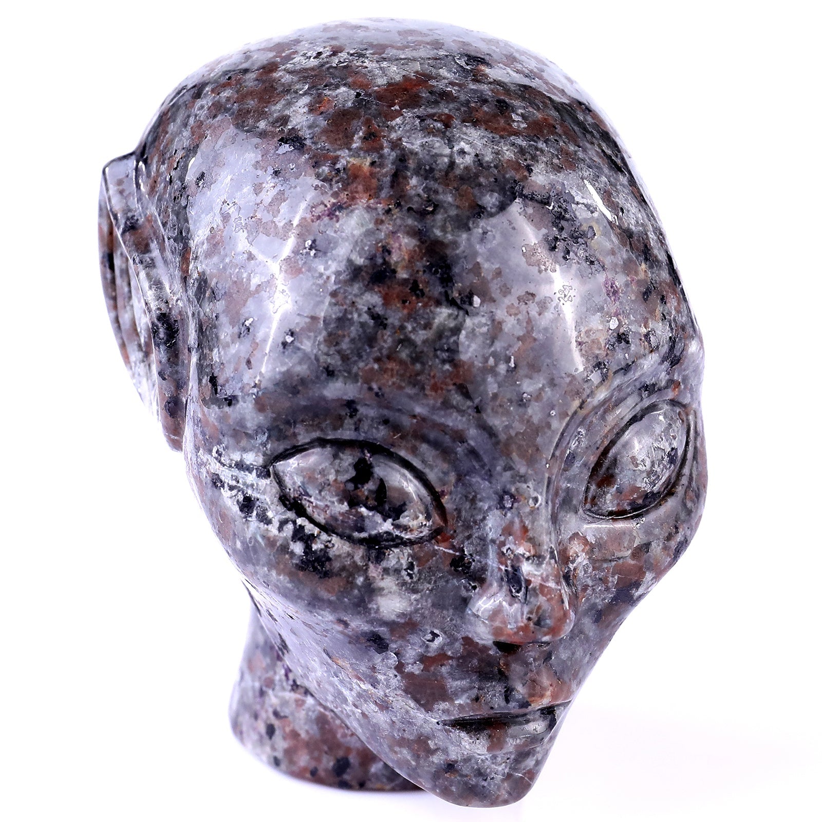 Nicedony 3.9" Yooperlite Hand Carved Crystal Elf Alien Sculpture - #5100149