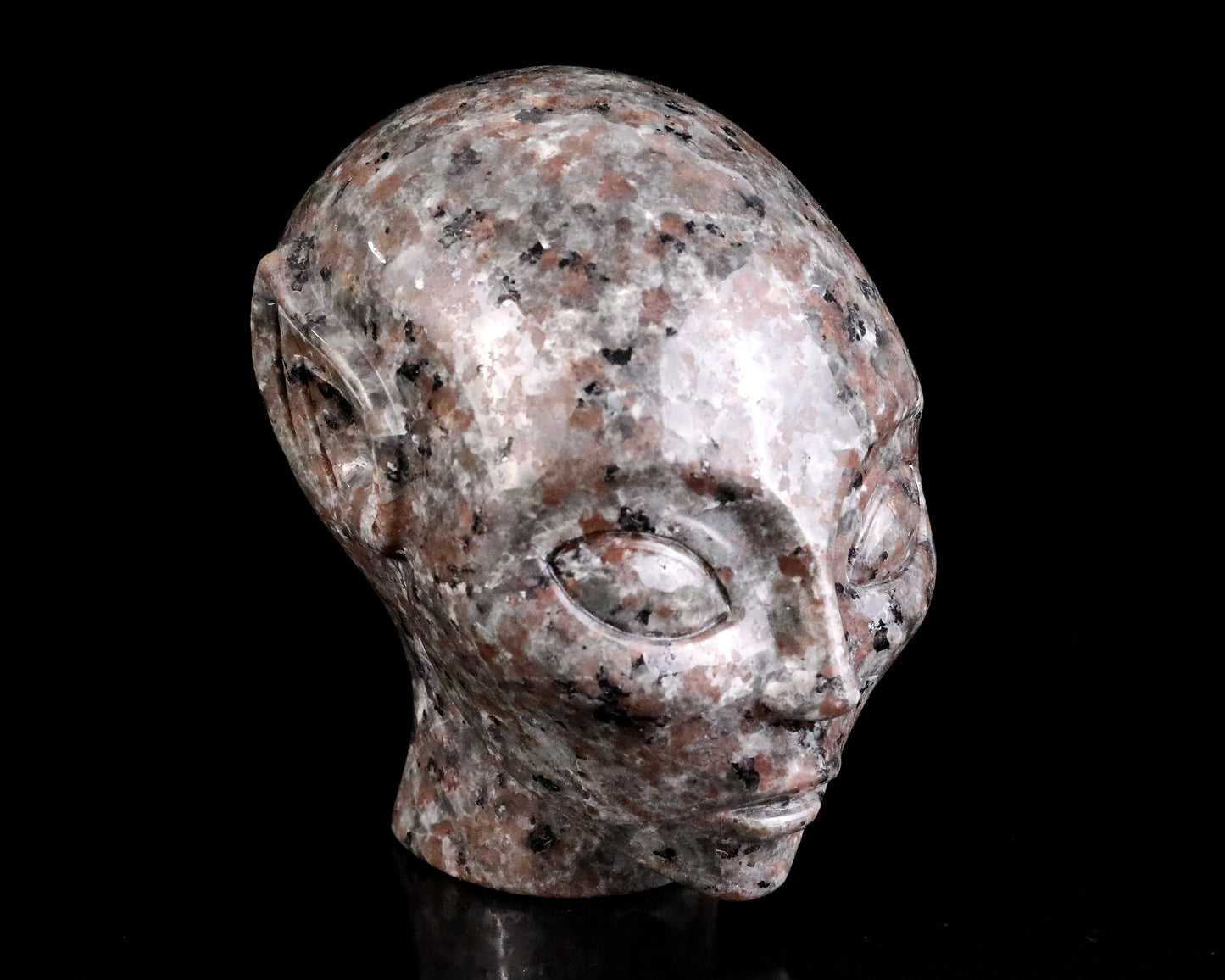 Nicedony 3.9" Yooperlite Hand Carved Crystal Elf Alien Sculpture - View 10