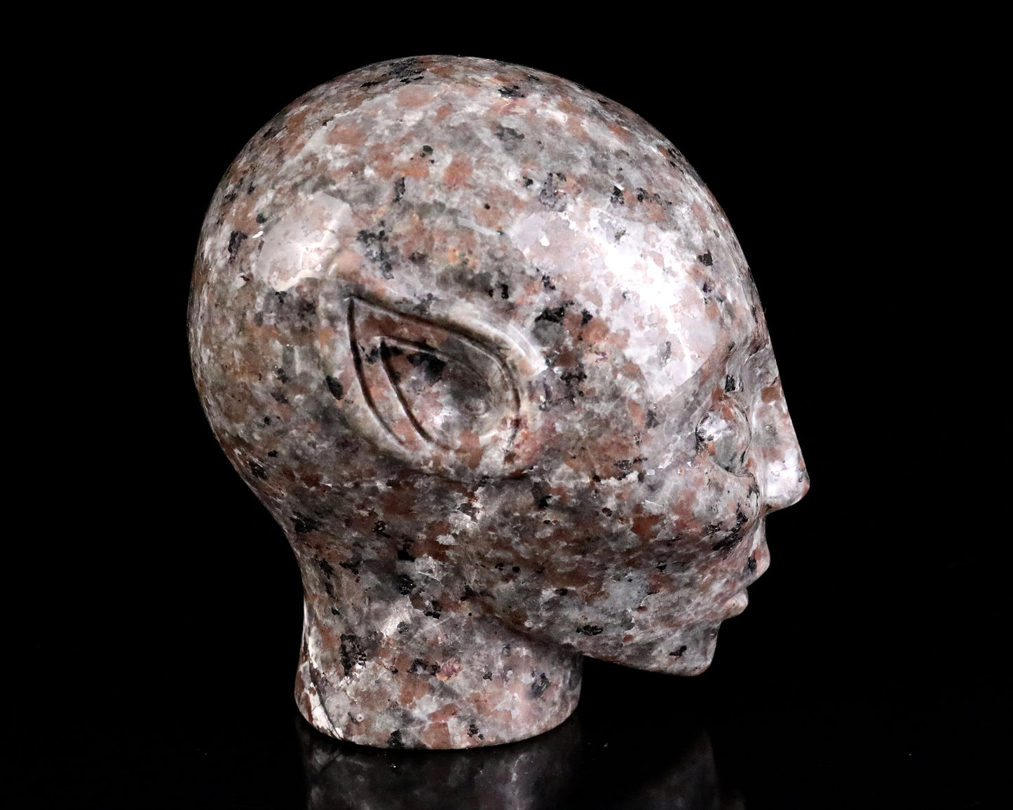 Nicedony 3.9" Yooperlite Hand Carved Crystal Elf Alien Sculpture - View 12