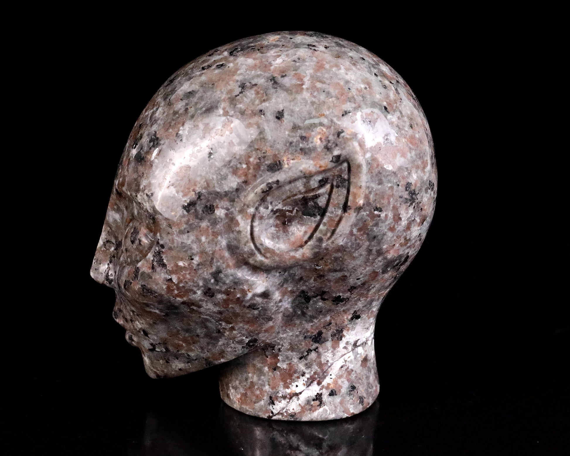 Nicedony 3.9" Yooperlite Hand Carved Crystal Elf Alien Sculpture - View 14