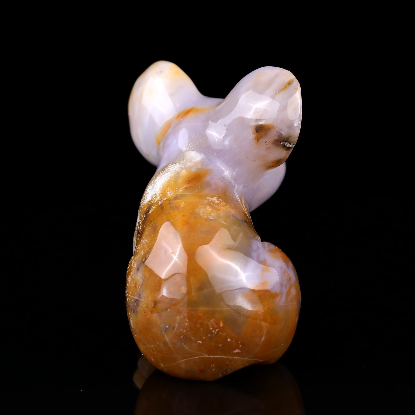 Nicedony 4.0" Chalcedony Hand Carved Crystal Koala Sculpture - View 5