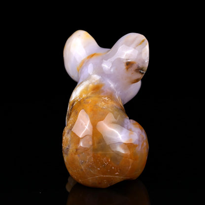 Nicedony 4.0" Chalcedony Hand Carved Crystal Koala Sculpture - View 5