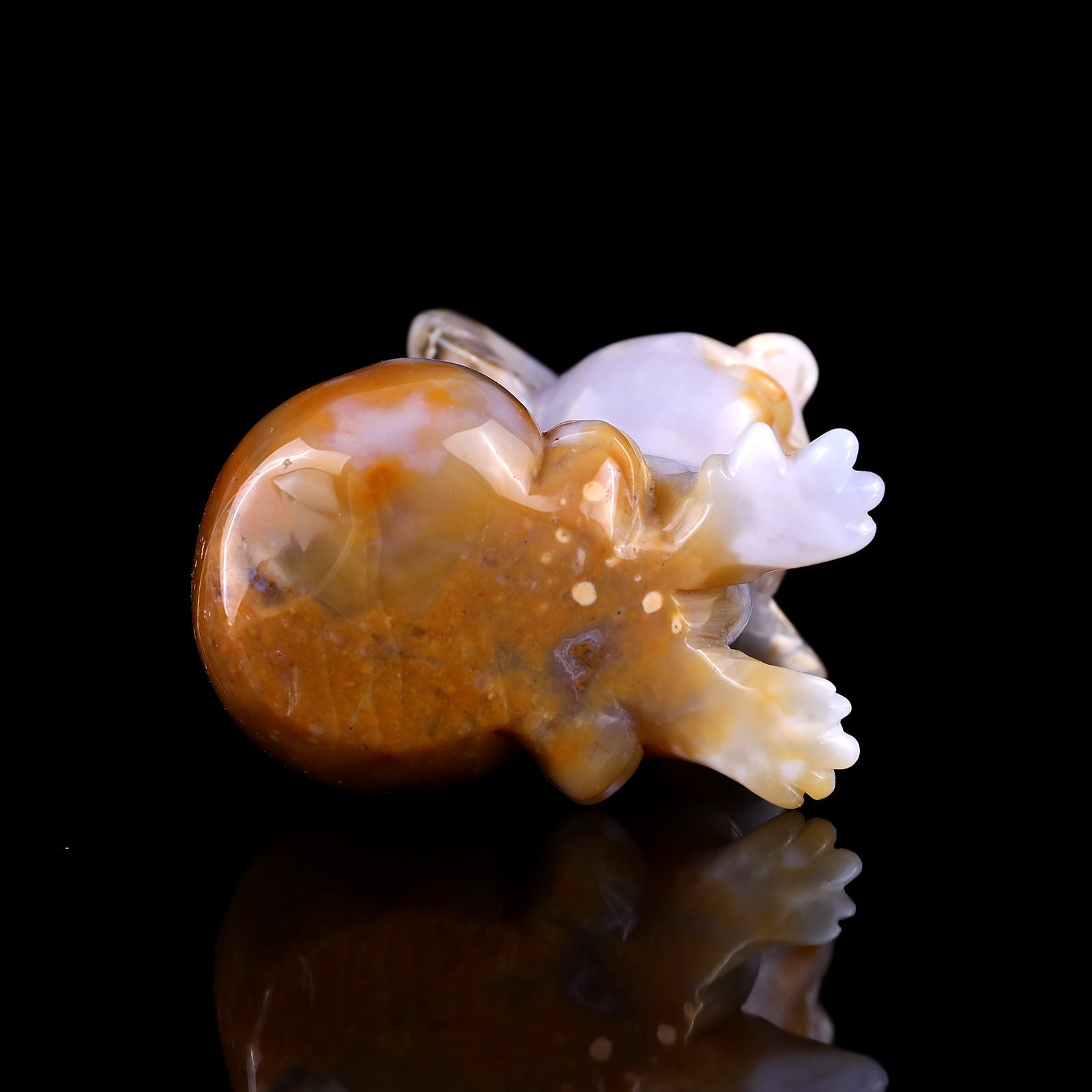 Nicedony 4.0" Chalcedony Hand Carved Crystal Koala Sculpture - View 6